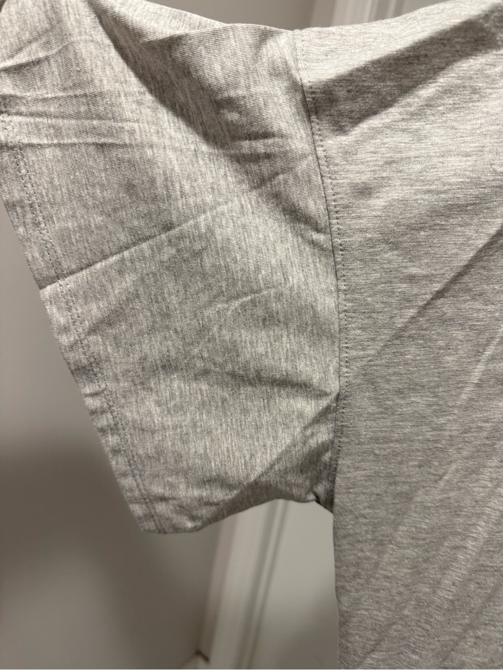 Emerald Light Gray Relaxed Boatneck Short Sleeve Top - Picture 9 of 10